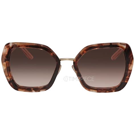 prada pr 53ys 04y0a6|Prada Brown Gradient Square Ladies Sunglasses PR .